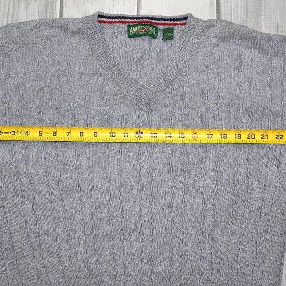 Vintage American Eagle Outfitters Ramie Cotton Blend Heavyweight Sweater - Men's - Picture 3 of 5